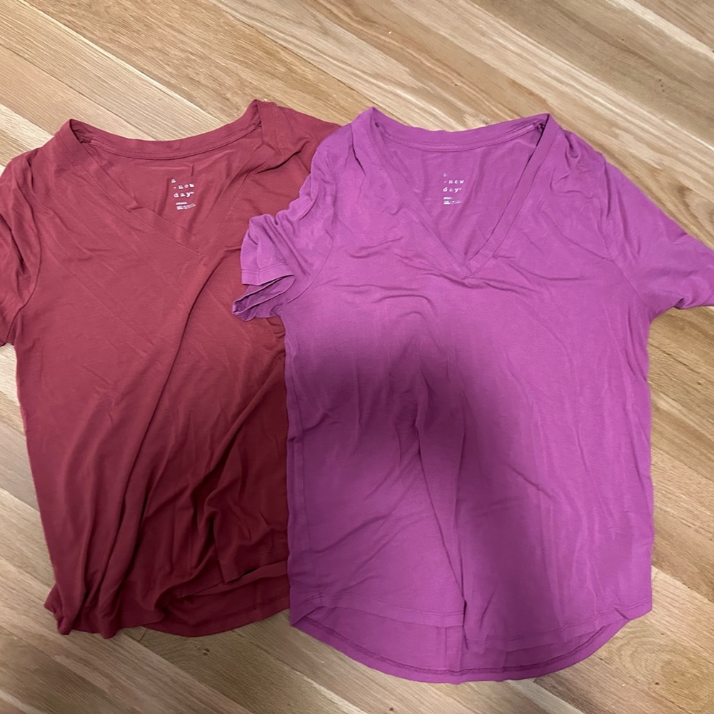 2 a new day V-neck Tees from Target